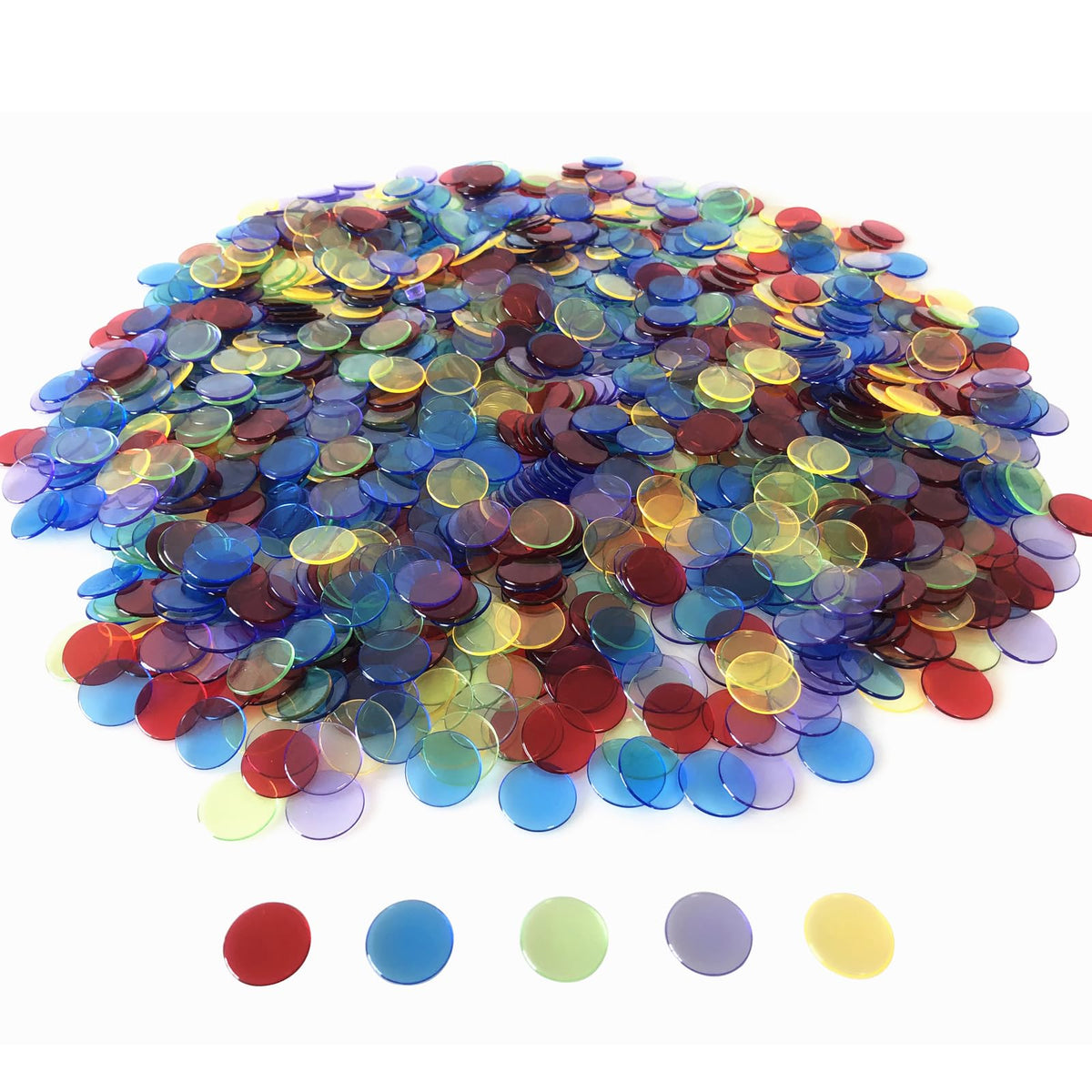 YH Poker red bingo chip tokens for classroom activities and lively game nights.