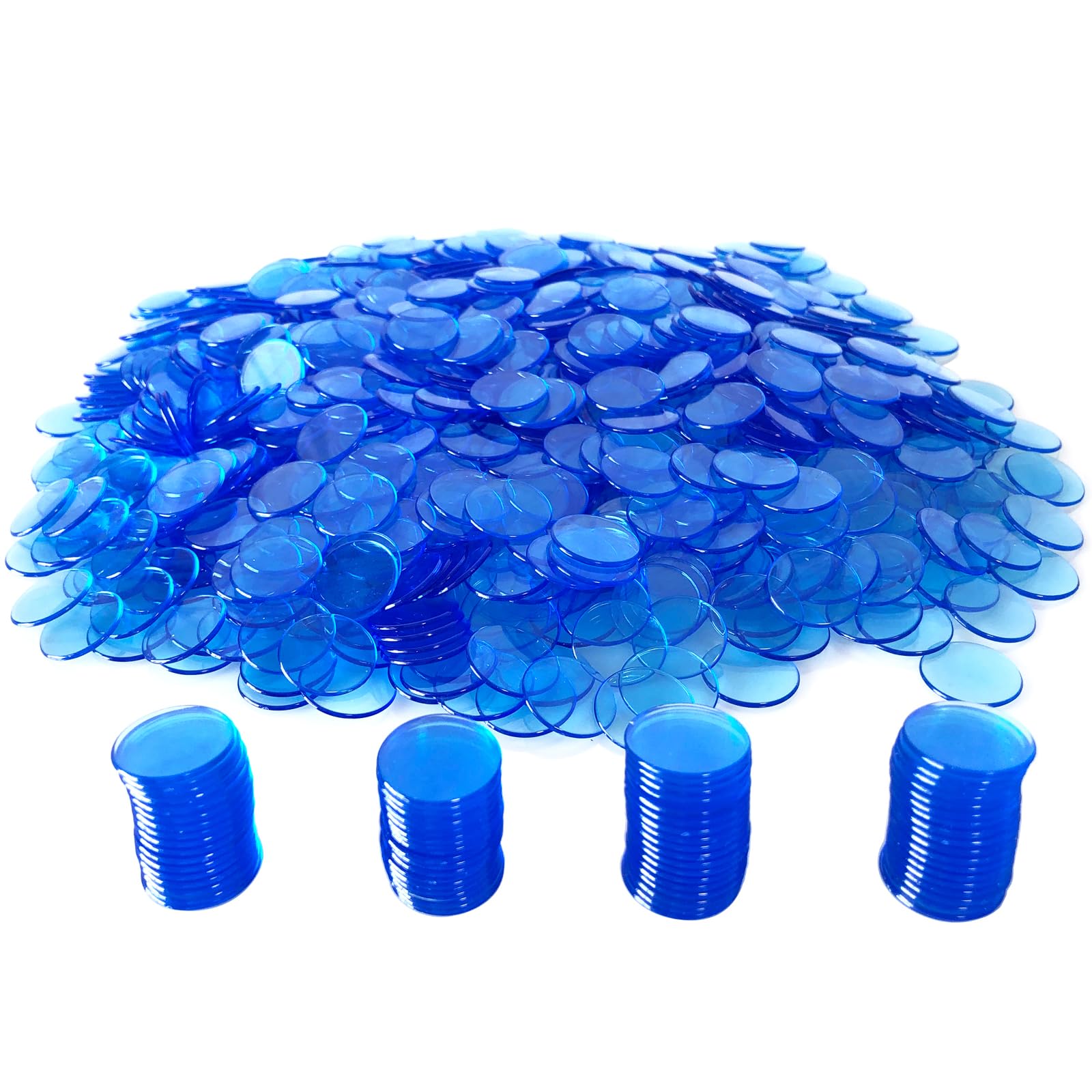 YH Poker 1000 blue tokens for counting games and party events.