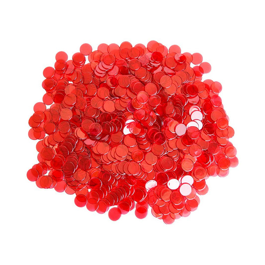 YH Poker red bingo chips set helps organize 1000 durable tokens for events