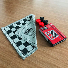 YH Poker camping and picnic-friendly board game setup for outdoors