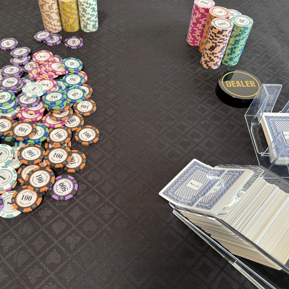 YH Poker speed cloth facilitates family poker nights and quick setup.
