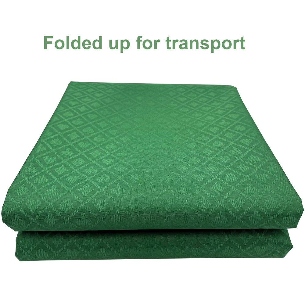 YH Poker green fabric resists water and tearing for durable coverage