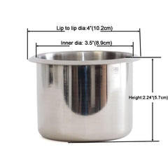 YH Poker jumbo cup holder durable stainless steel suitable for sofas and RVs.