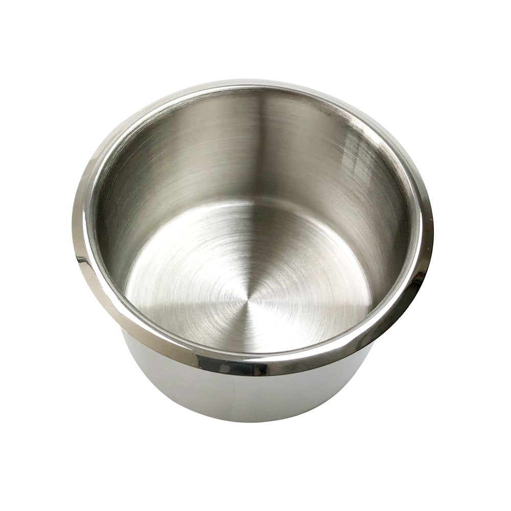 YH Poker jumbo cup holder front view shows sturdy stainless steel construction for long-lasting use during games.