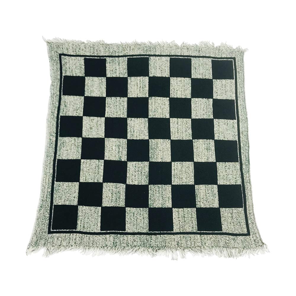 YH Poker reversible braided rug 26x26 for soft, durable gaming space