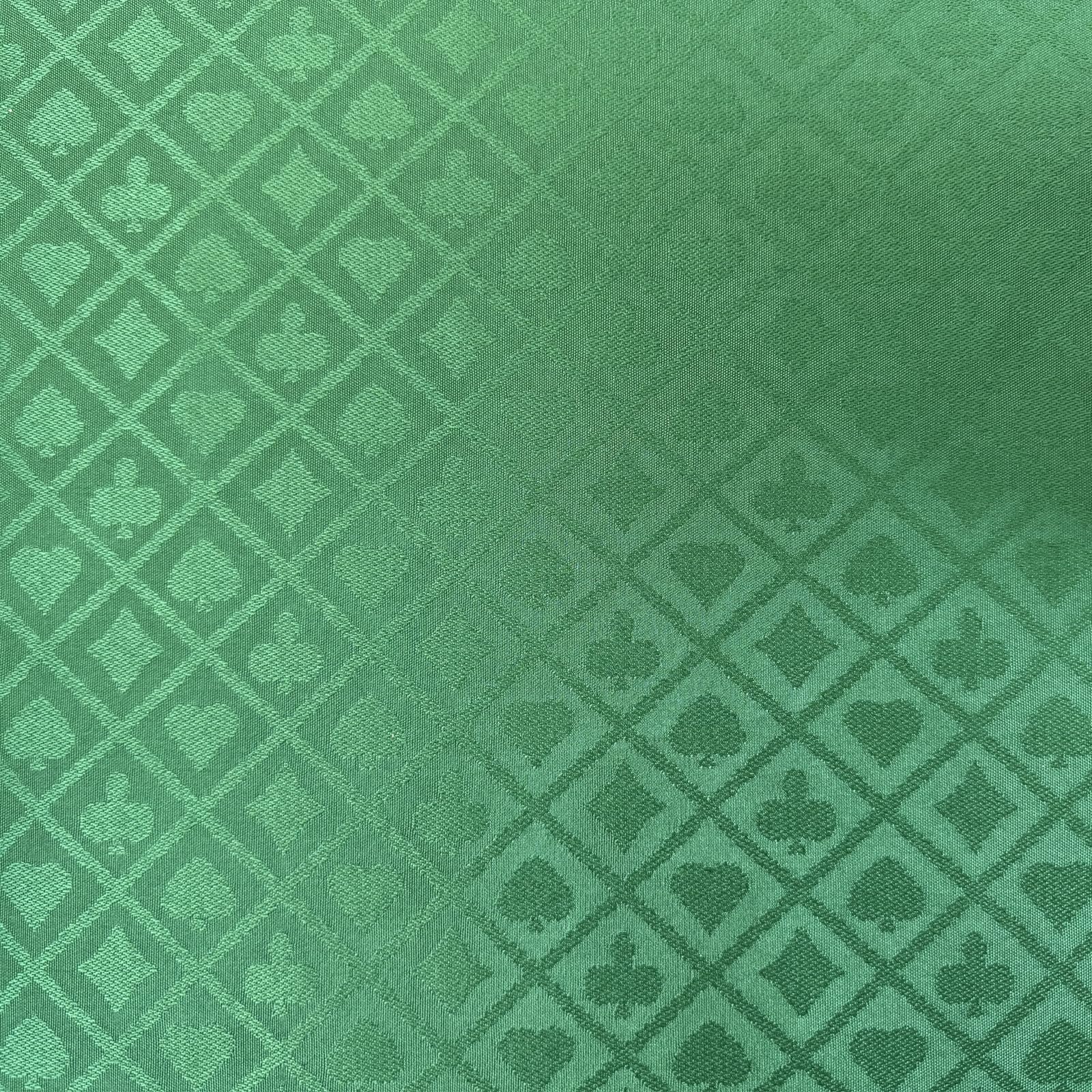 YH Poker speed cloth green fabric showing 108x60 size for durable casino-style play