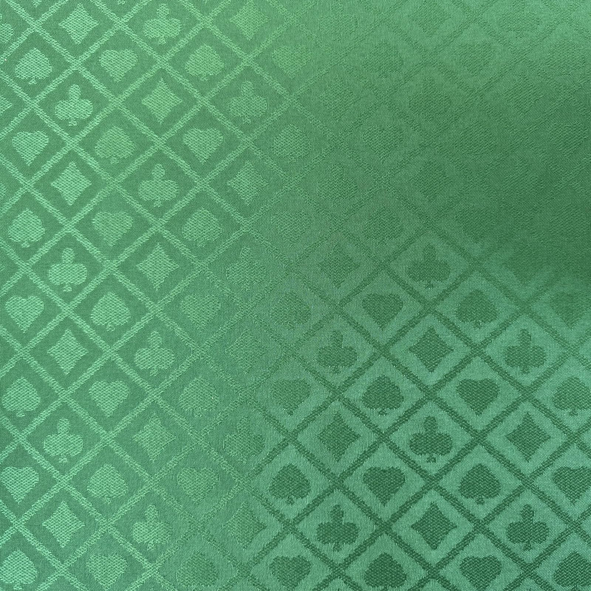 YH Poker speed cloth green fabric showing 108x60 size for durable casino-style play