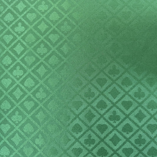 YH Poker speed cloth green fabric showing 108x60 size for durable casino-style play