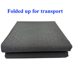 YH Poker black fabric pattern with diamonds and suits adds casino-style aesthetics.