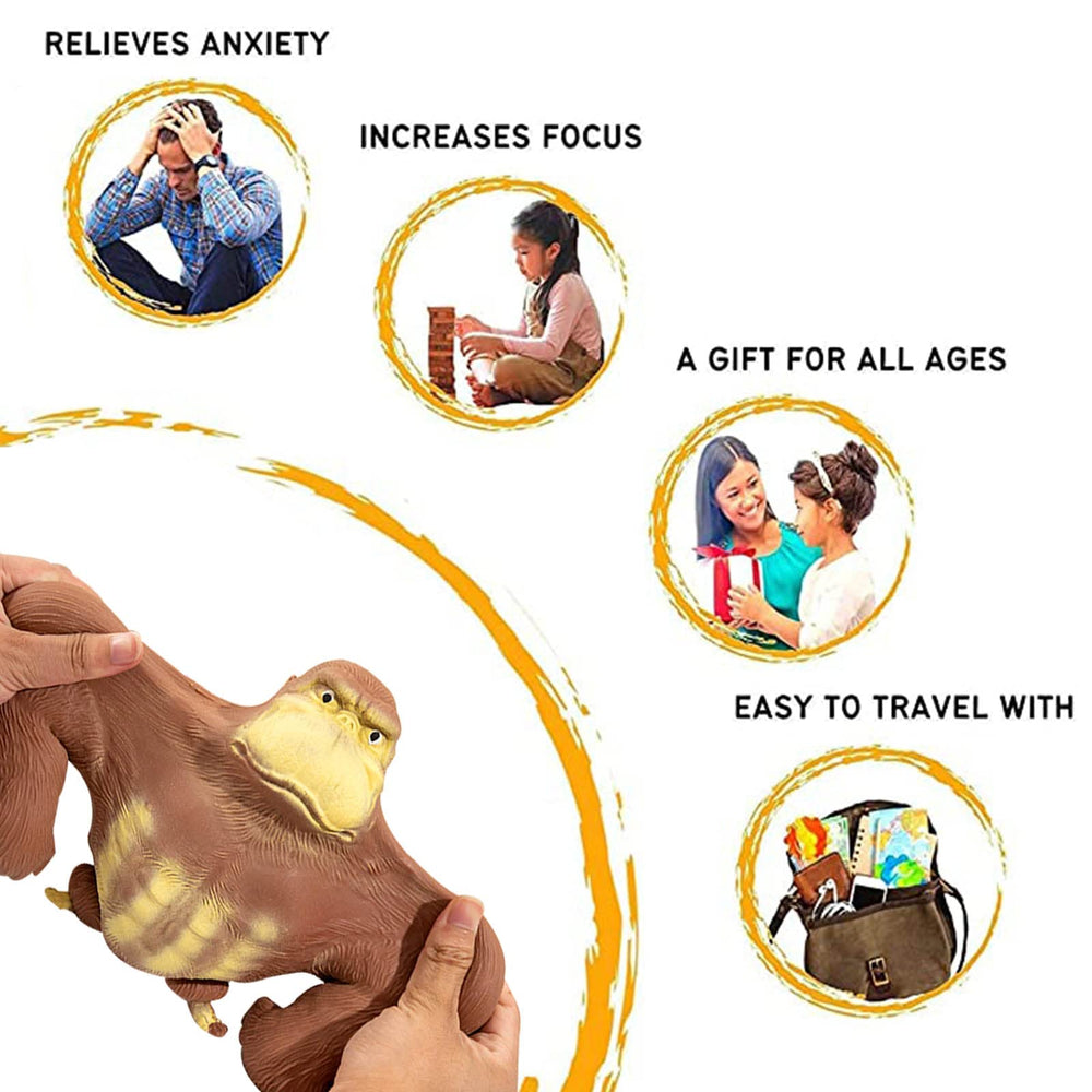 YHan plush monkey makes a delightful gift for all ages