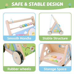 YHHYTOY rounded edges and quiet wheels protect floors during safe practice