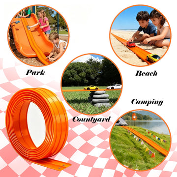 YHJZ portable racetrack is compact for easy transport and storage