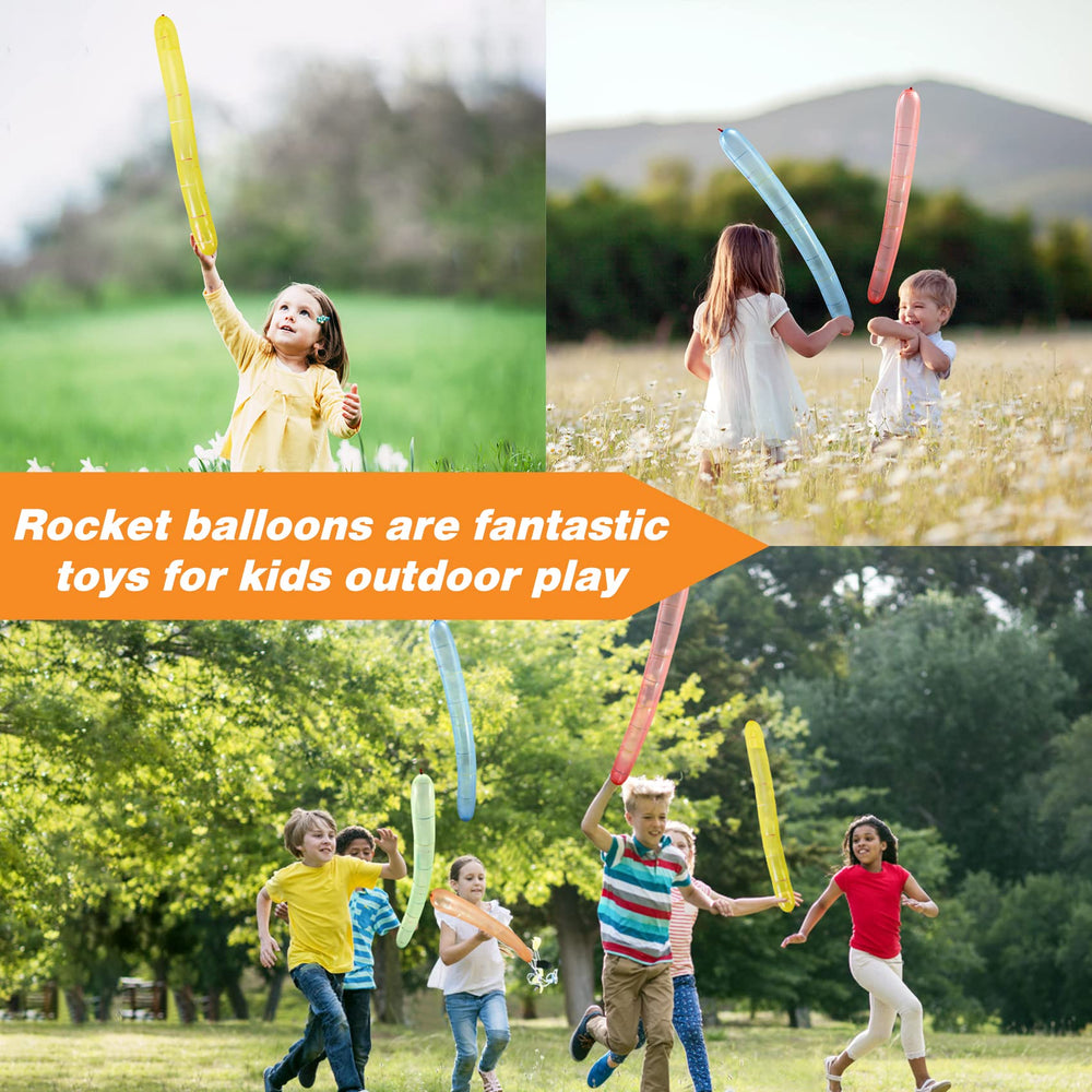 YHmall reusable rocket balloons support hours of flight-based play
