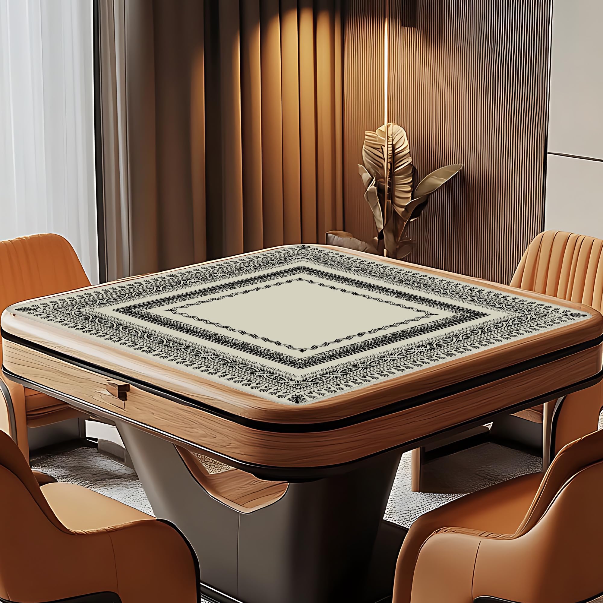 Yhtrg quiet play surface reduces tile and card noise.