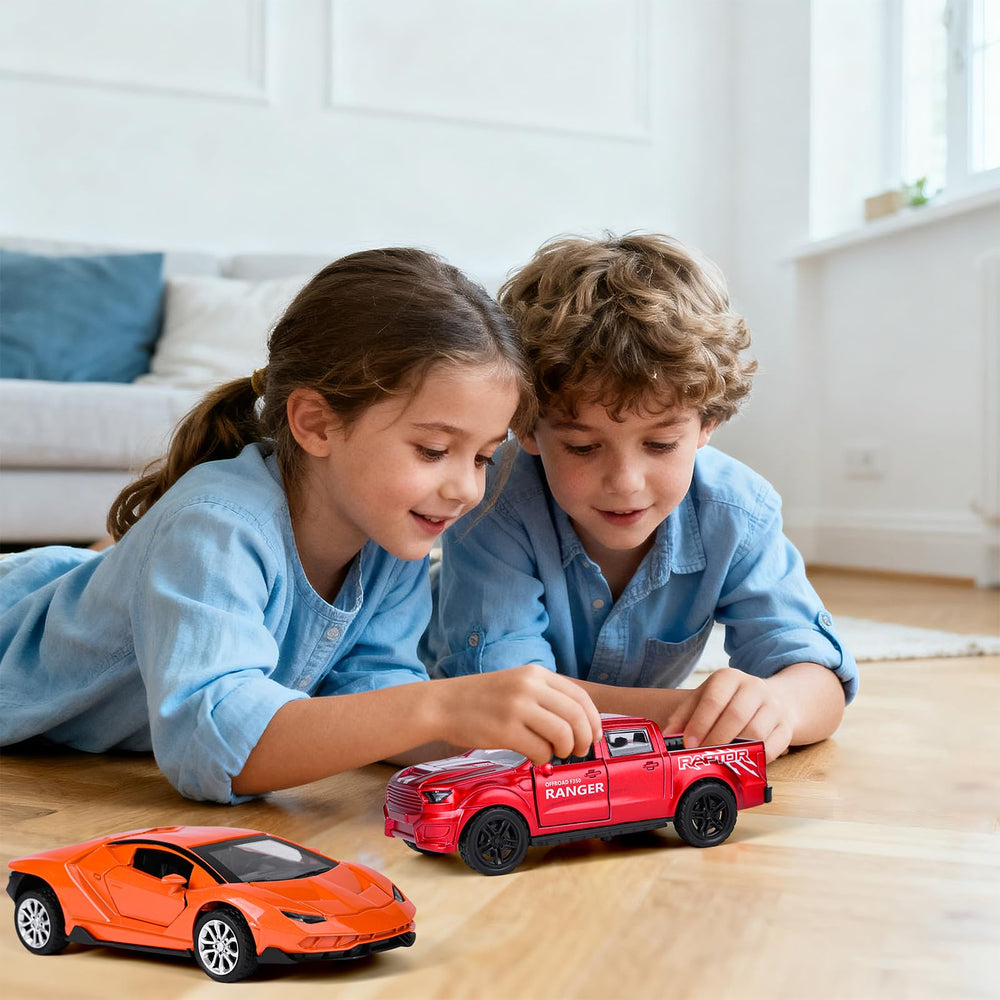 YHXKJ gift-ready box elegantly holds four cars.
