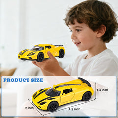 YHXKJ pull-back diecast car enabling fast, battery-free fun.