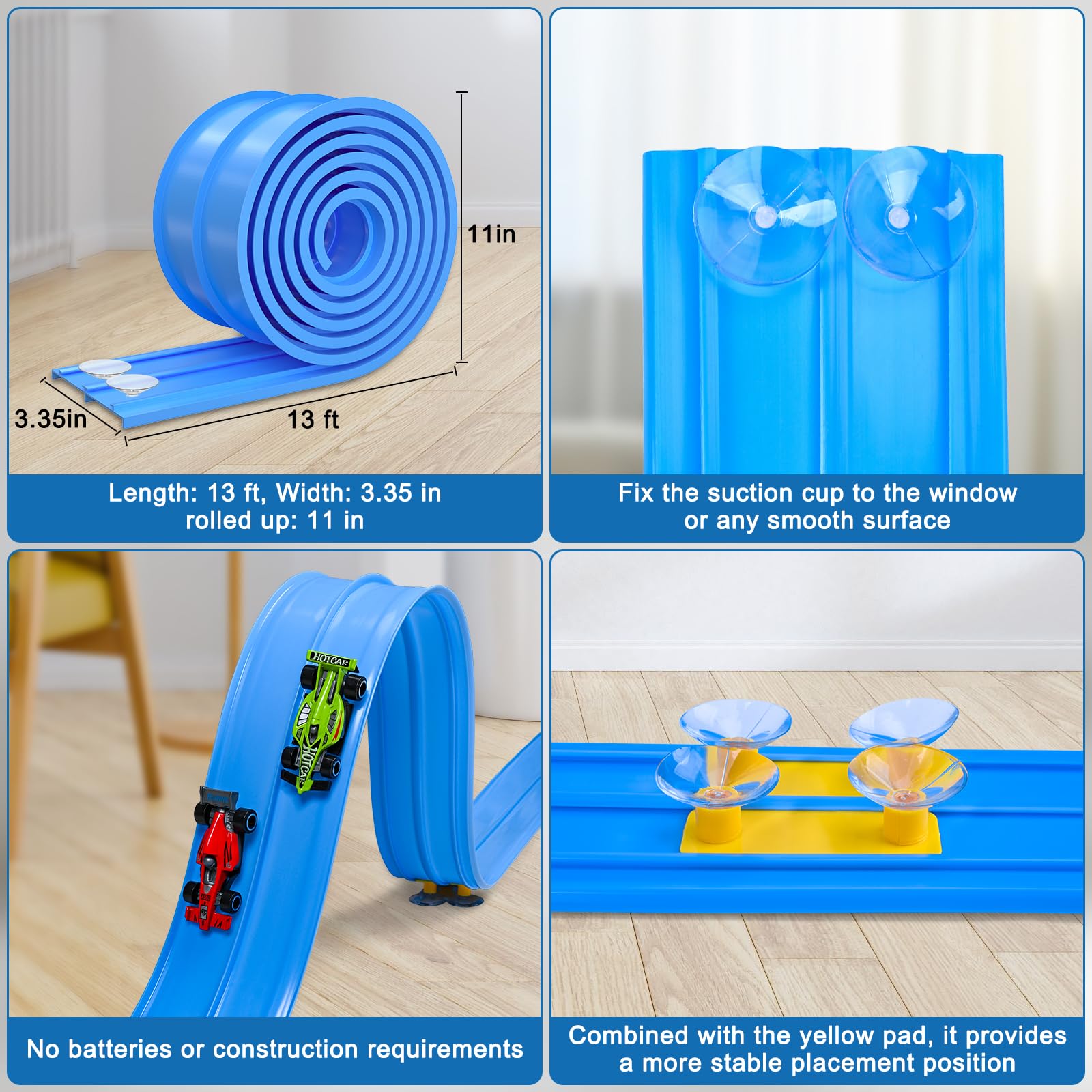 YHXKJ suction cup close-up shows strong grip on smooth surfaces.
