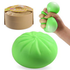 YHYAQYHYAX squishy dumpling green close-up reveals soft texture for calming sensory play