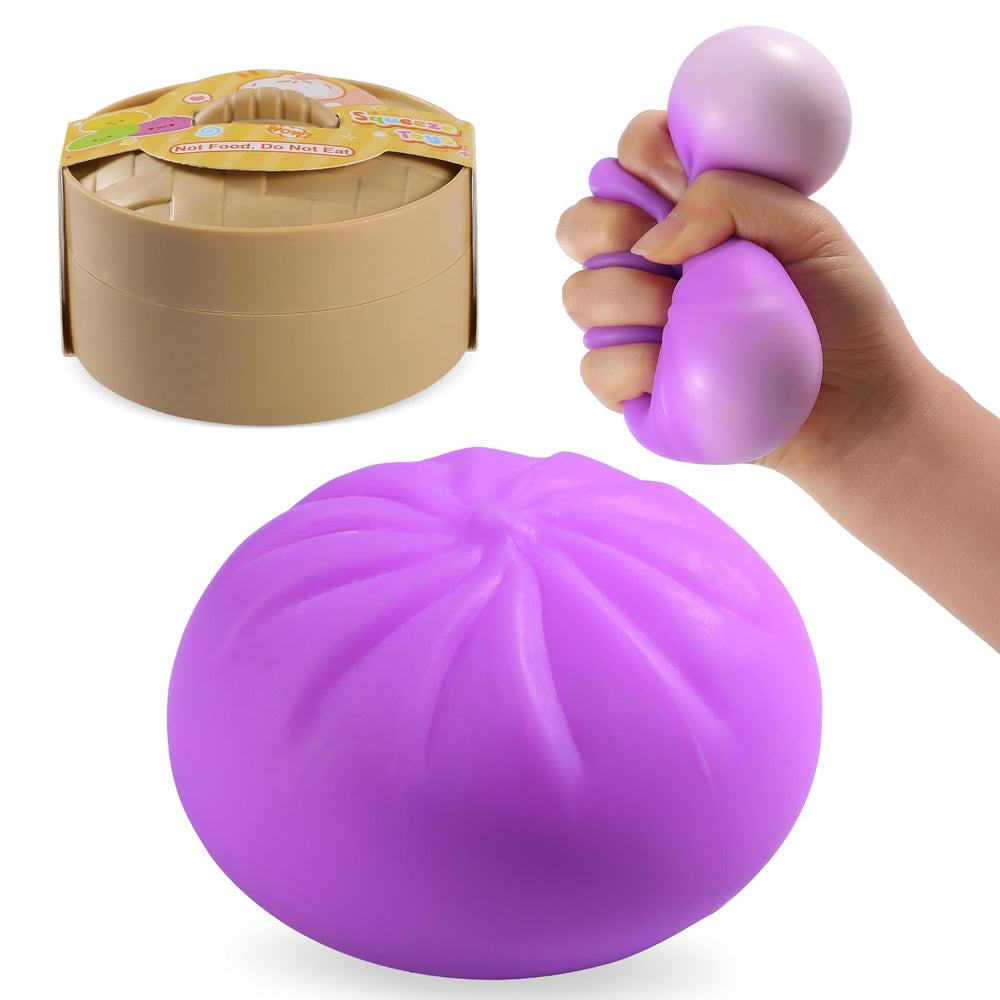 YHYAQYHYAX Squishy Dumpling close-up shows ultra-soft texture for sensory play