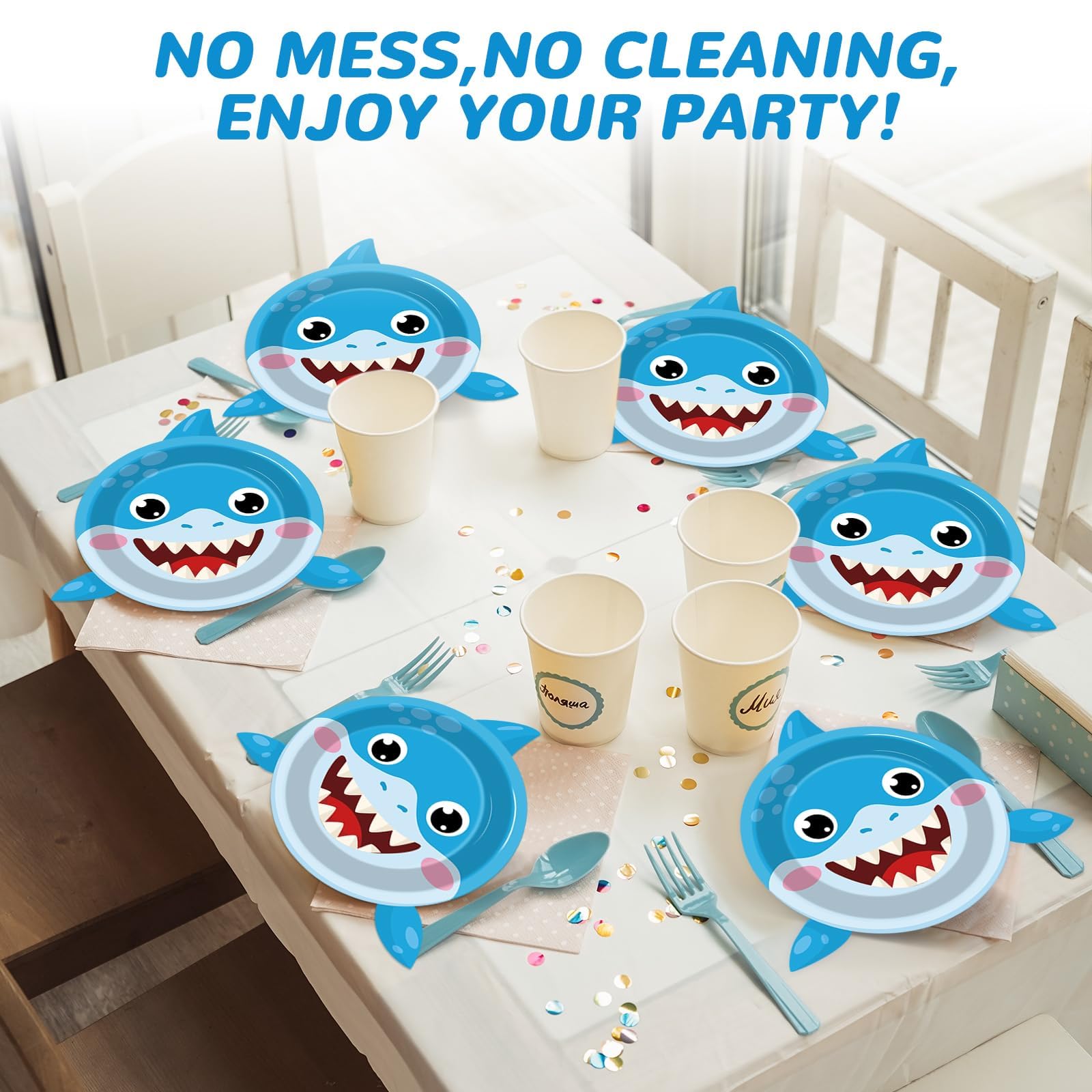 Yiaoyinnz kid-friendly plates ideal for birthdays and baby showers.