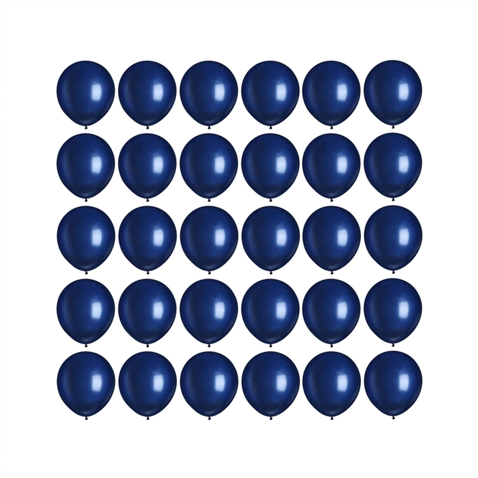 YicUik navy blue 5-inch balloons ideal for birthday party decorations and balloon bouquets.