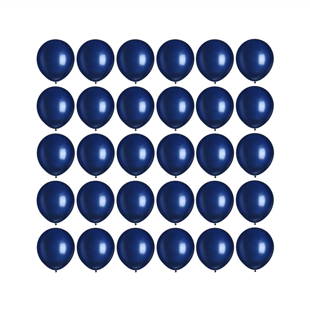 YicUik navy blue 5-inch balloons ideal for birthday party decorations and balloon bouquets.