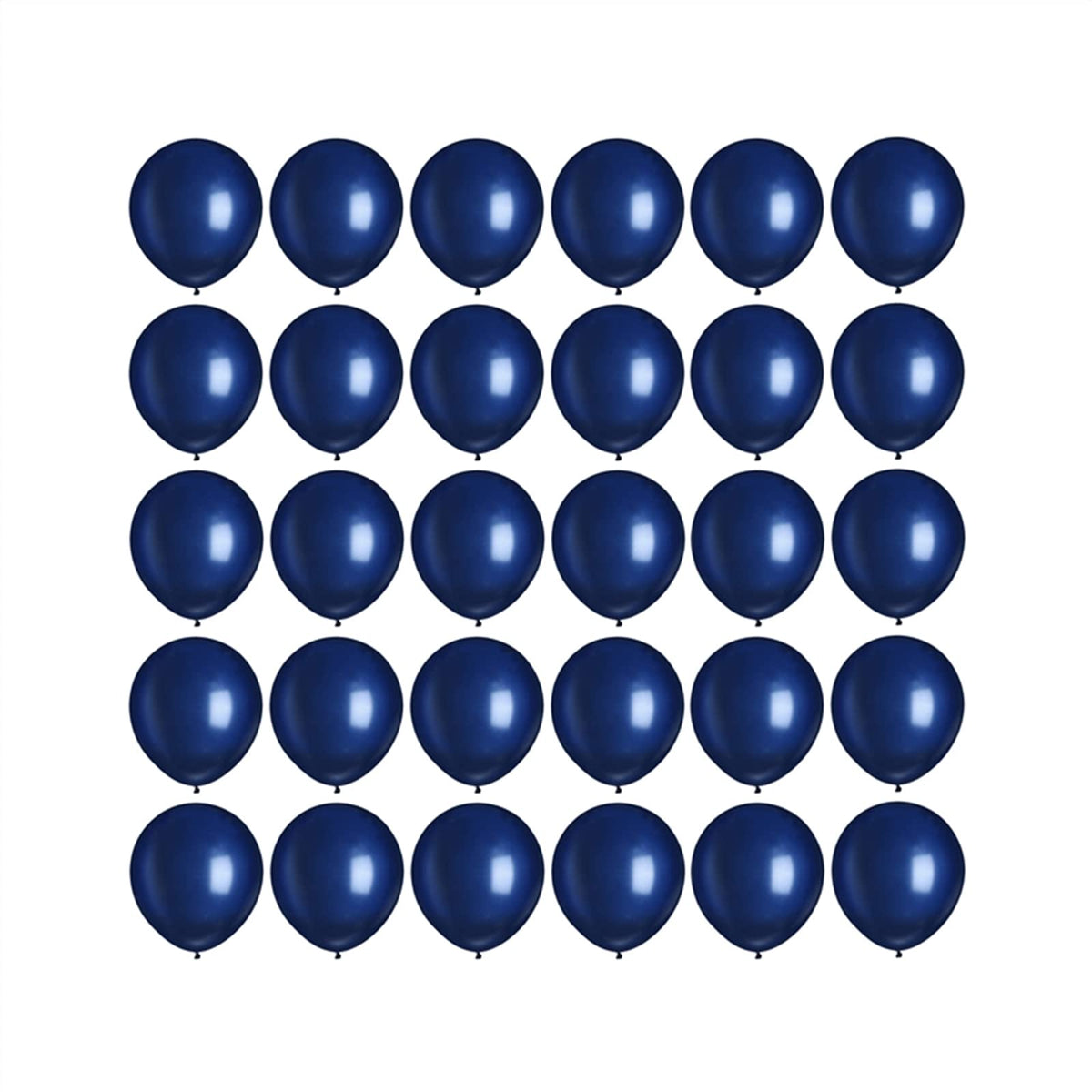 YicUik navy blue 5-inch balloons ideal for birthday party decorations and balloon bouquets.