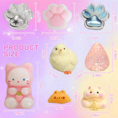 Yidayes chick squishy for soothing squeezes during study