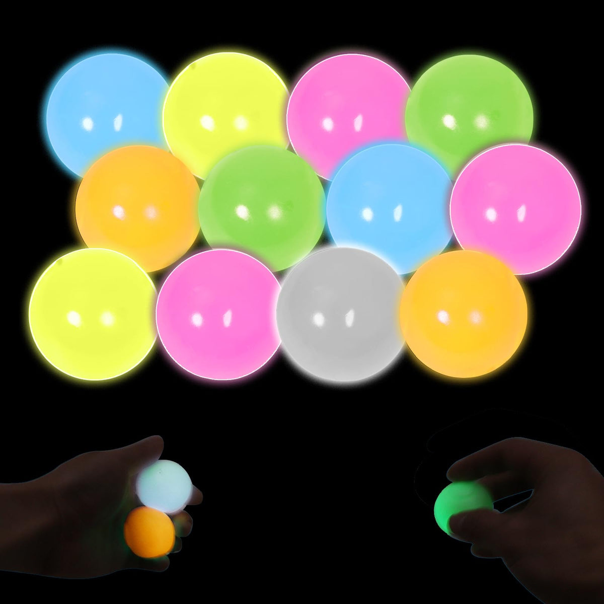 Yidayes Lumi Balls glow on ceilings, creating ambient play.