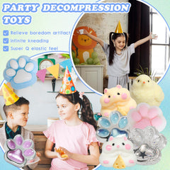 Yidayes portable chain pouch with squishies for on-the-go play