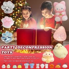 Yidayes white cat paw squishy with cute desk-friendly design