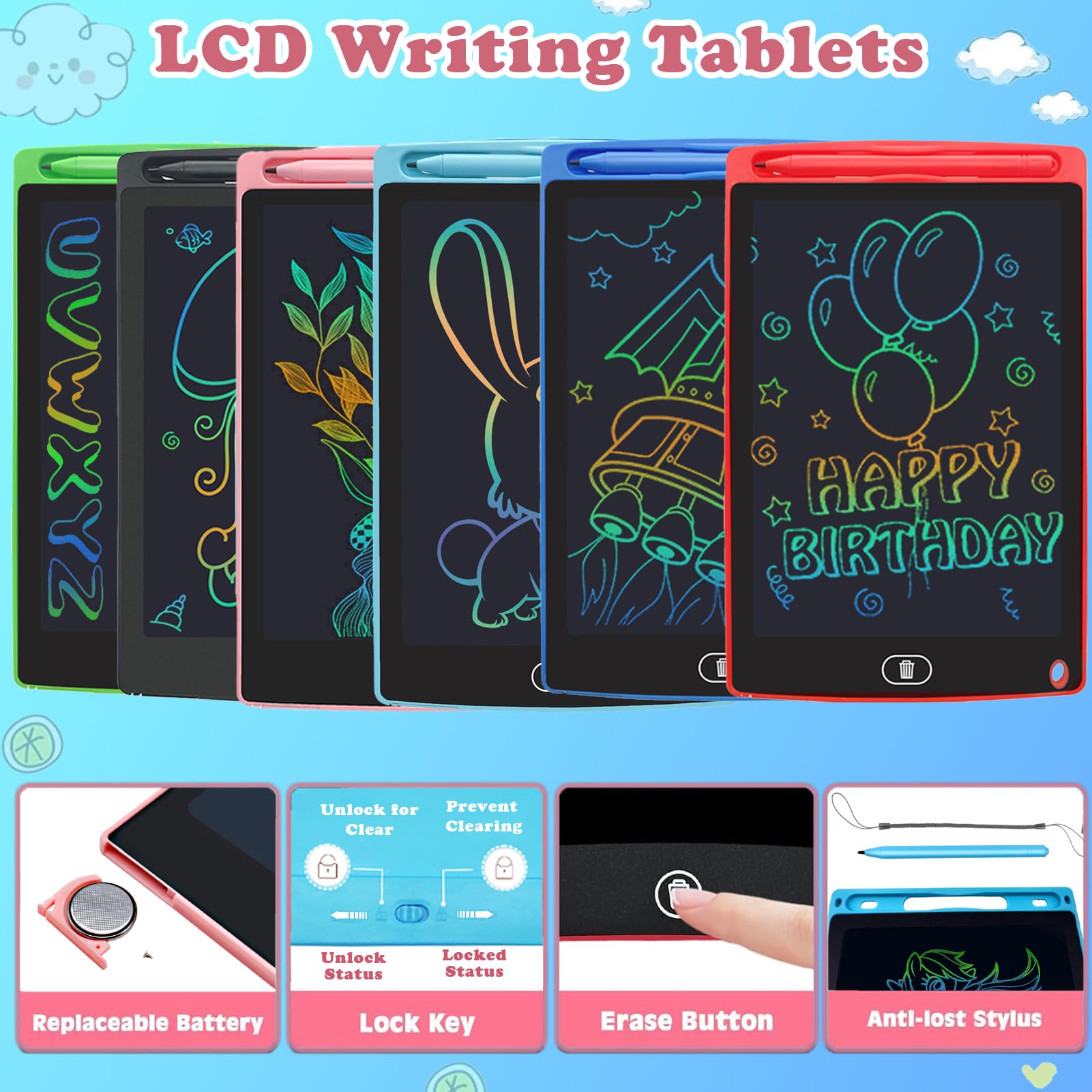 Yidedraw durable ABS plastic with rounded corners.