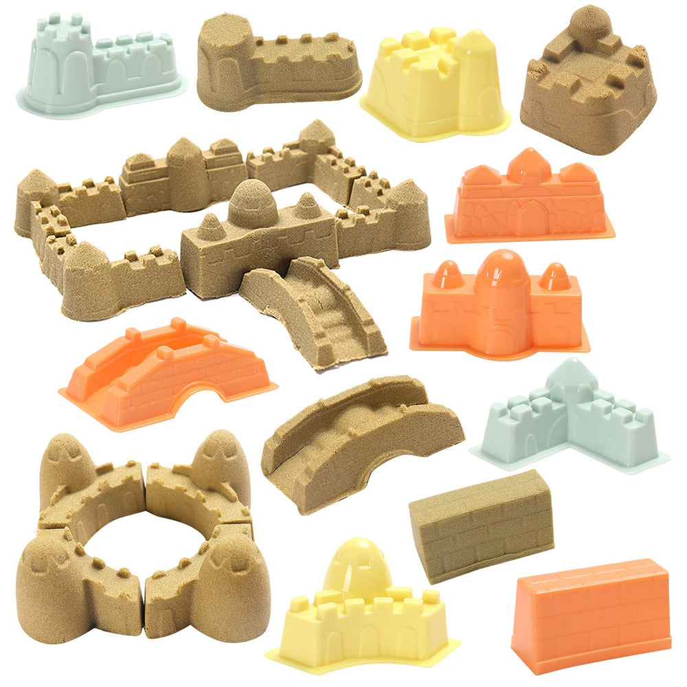 YIDESTARS molds for creating sand structures and castles