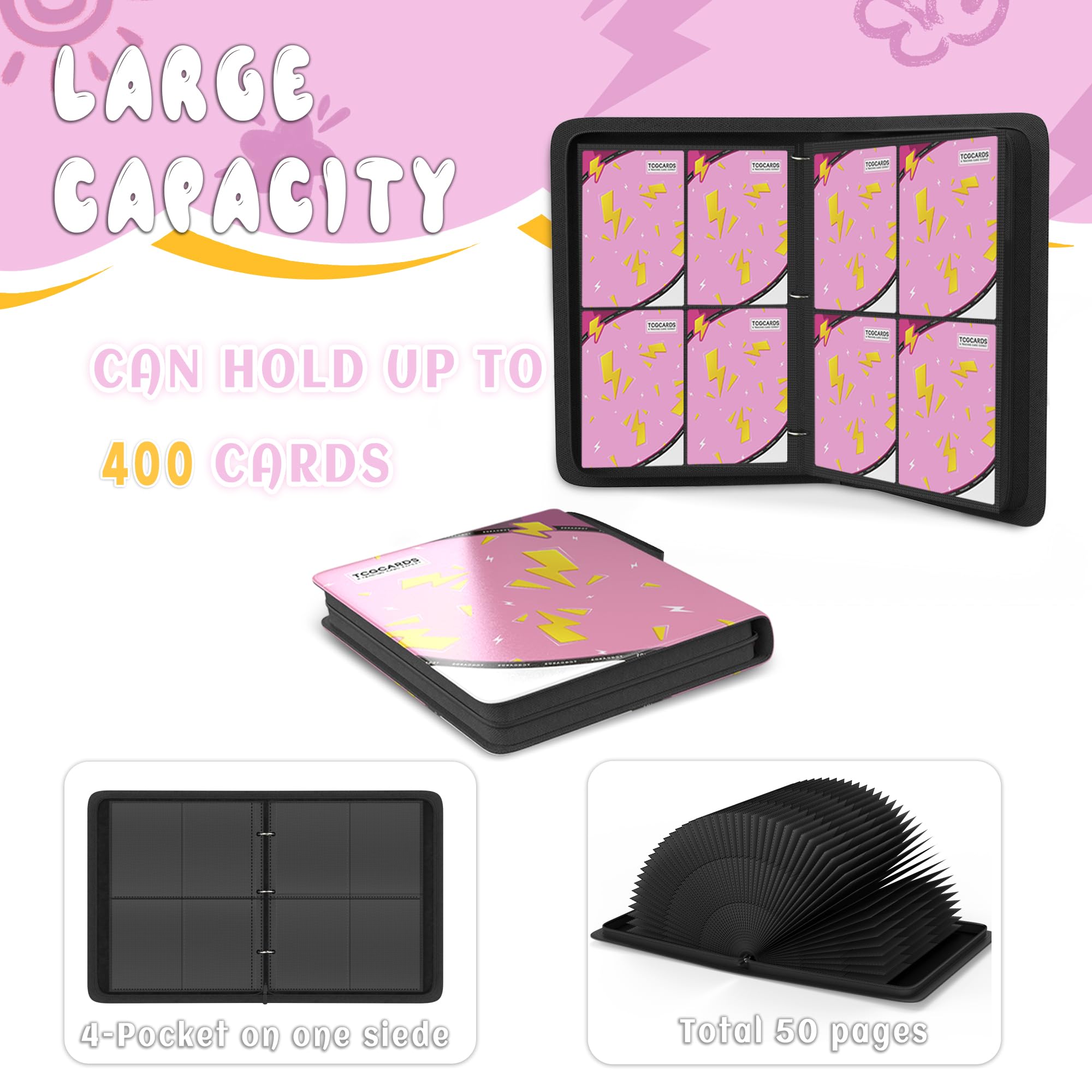 Yifan binder with 3-ring design for quick sleeve changes