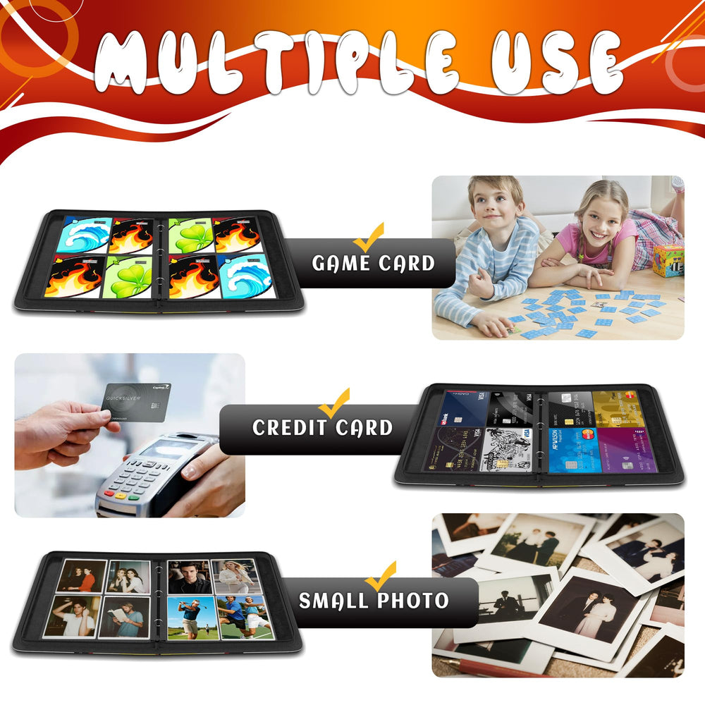 Yifan binder four-pocket layout designed for up to 400 cards