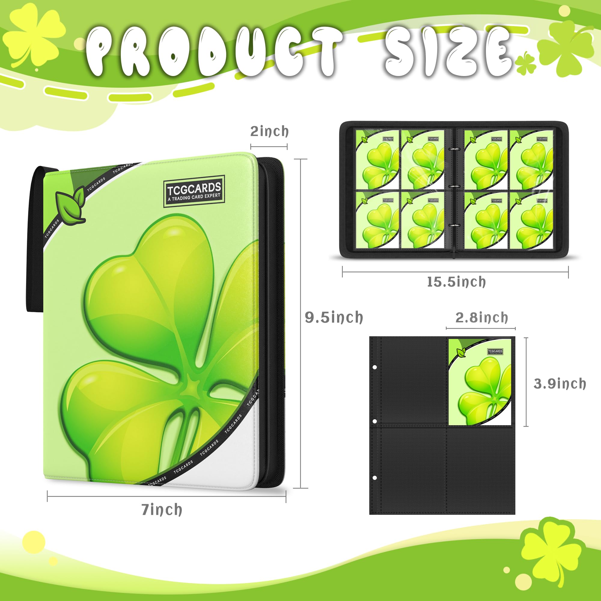 Yifan binder with removable sleeves for flexible card arrangement.