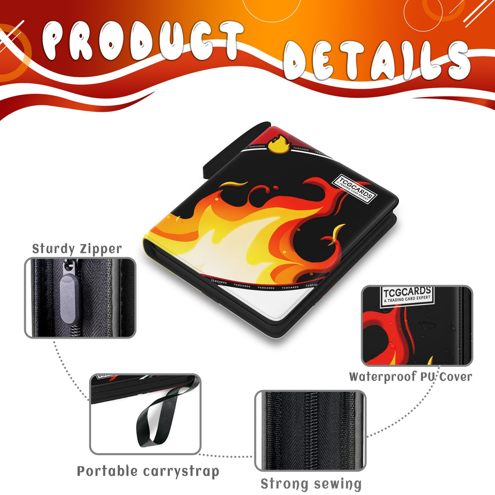 Yifan binder zippered seal keeping cards secure during travel