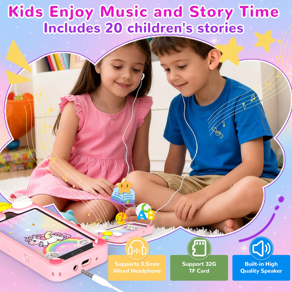 YIFOCO Kids Smart Phone offline content supports safe screen-time learning