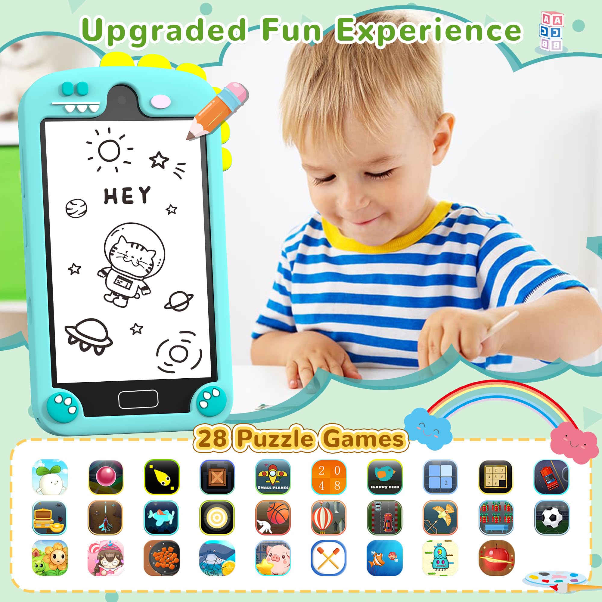 YIFOCO 32GB SD card slot keeps stories and music ready