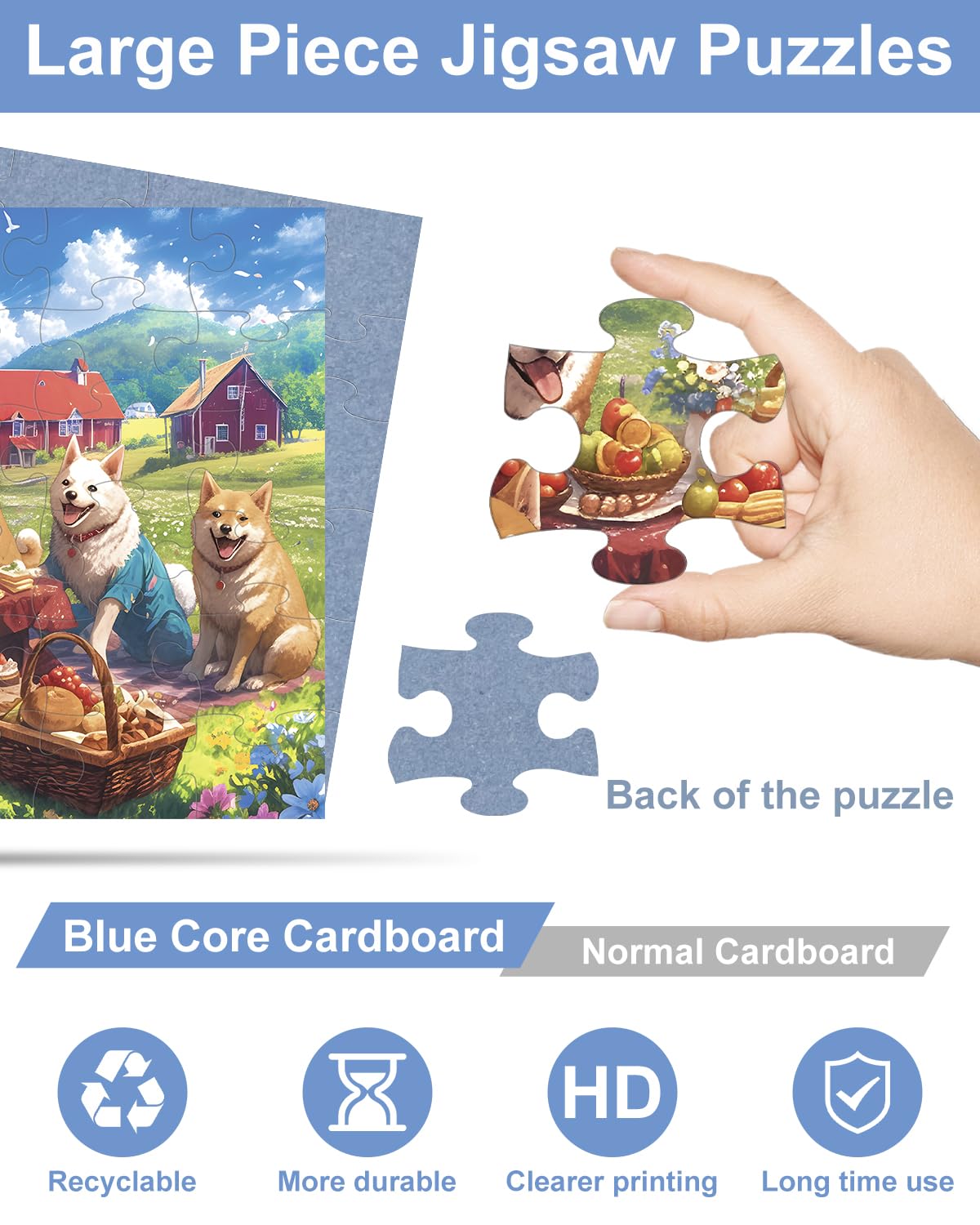 Yigney beach puzzle with vivid colors enhances concentration during calming activity