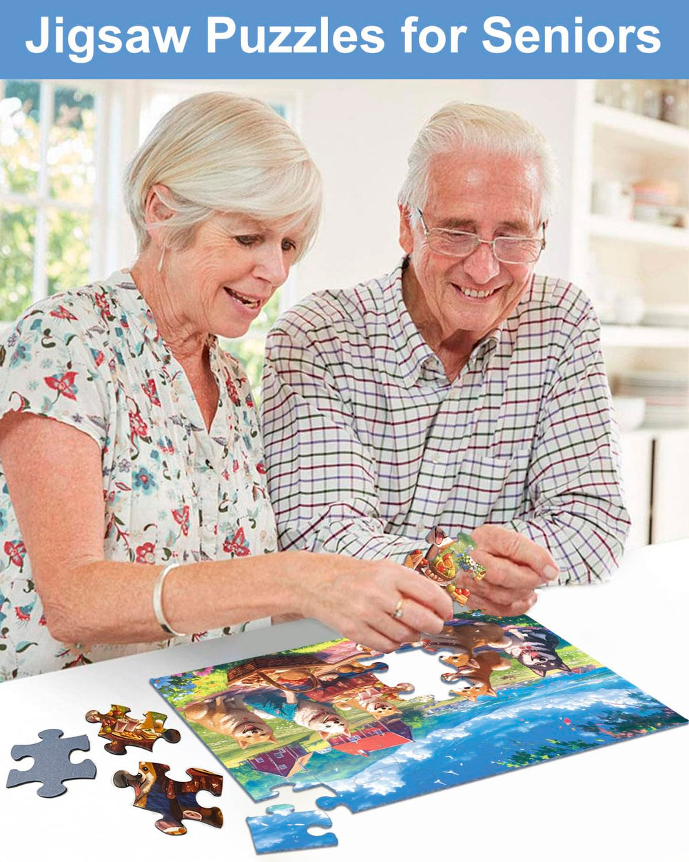 Yigney mountain puzzle promotes steady problem solving and visual processing