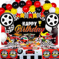 YIGZAG race car party backdrop ideal for photos