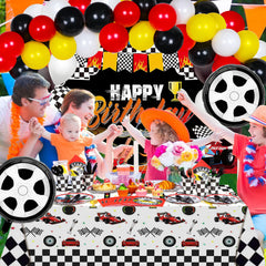 YIGZAG race car plates and napkins offer sturdy tableware