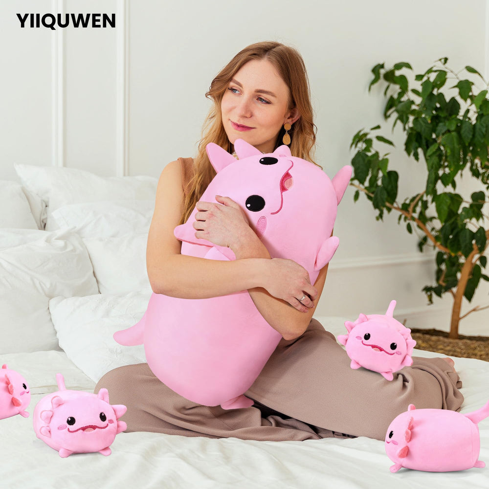 YIIQUWEN axolotl stuffed animal doubles as sofa or bed pillow