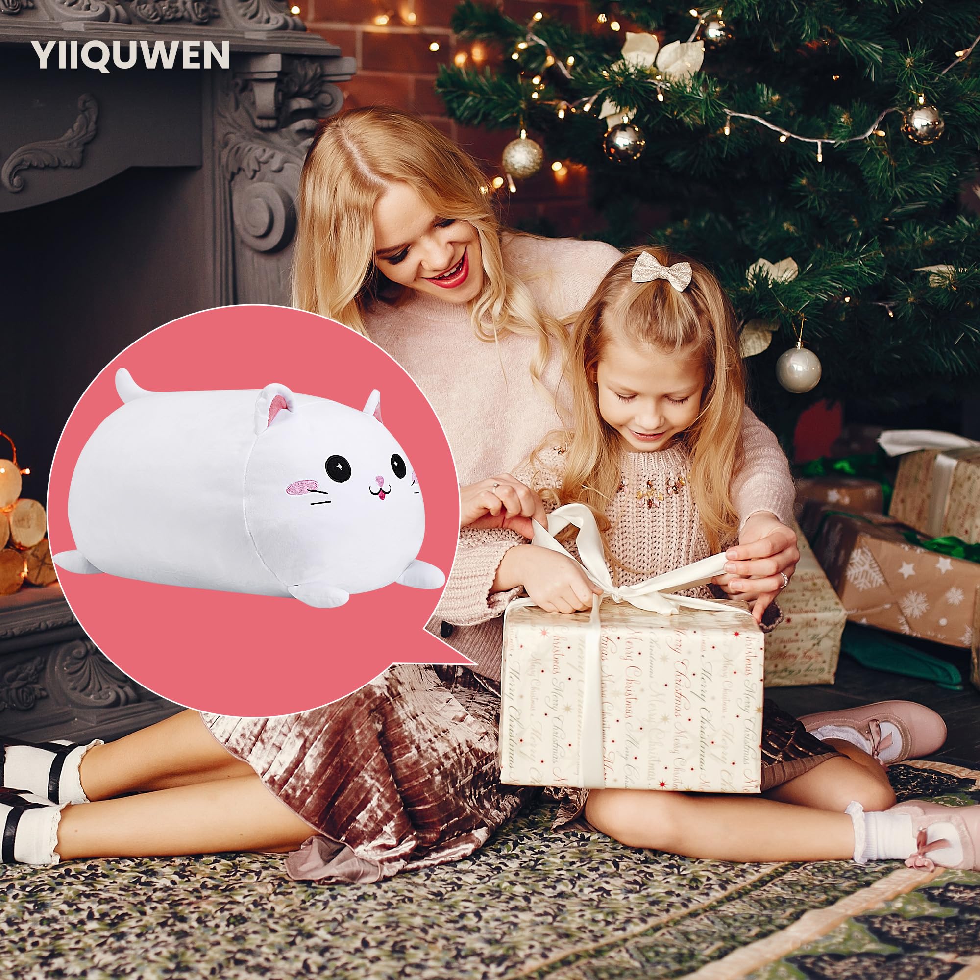 YIIQUWEN cat plush refresh after delivery by fluffing and air drying.