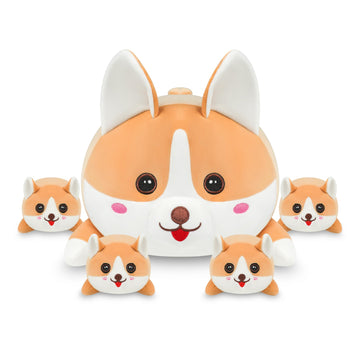 YIIQUWEN corgi plush arrives vacuum-packed and fluffs quickly.