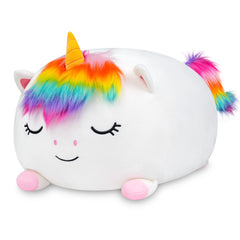 YIIQUWEN unicorn plush travel-ready companion for on-the-go cuddling.