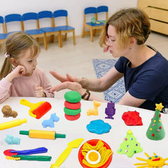 Yiklucg easy-clean accessories simplify cleanup after creative play.