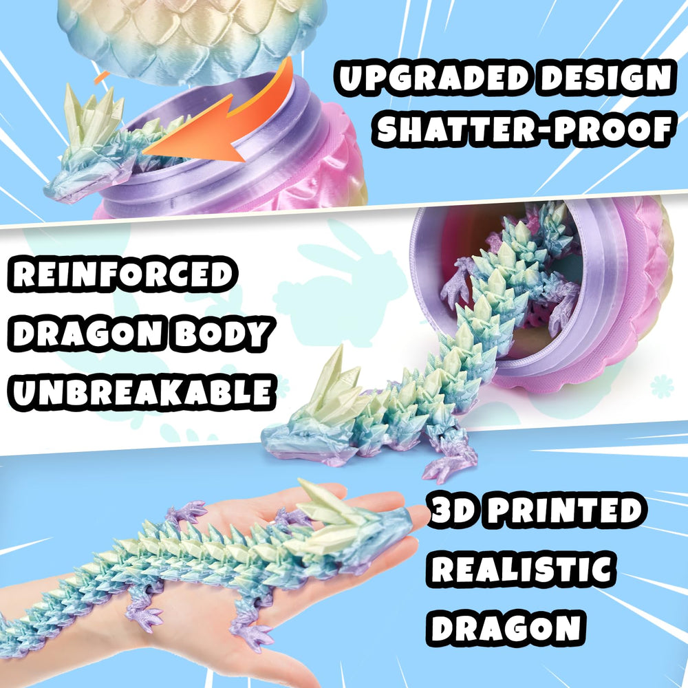 YILCER Easter basket stuffer dragon ideal for celebrations
