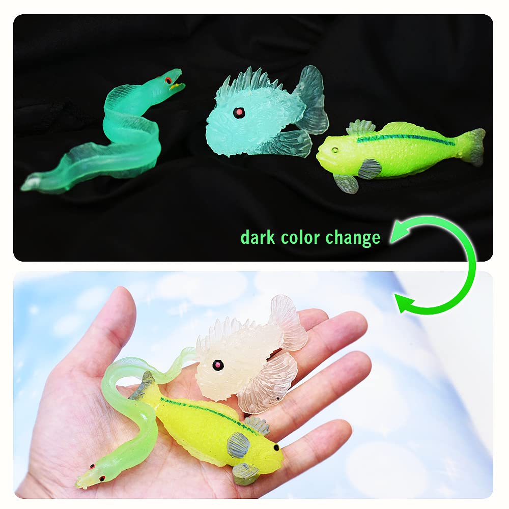 YiliUsAnwU soft TPR fish toy feels gentle on skin